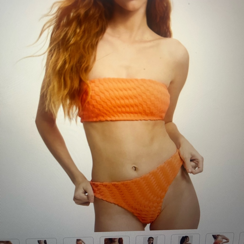 Good American jacquard bikini- size 2
